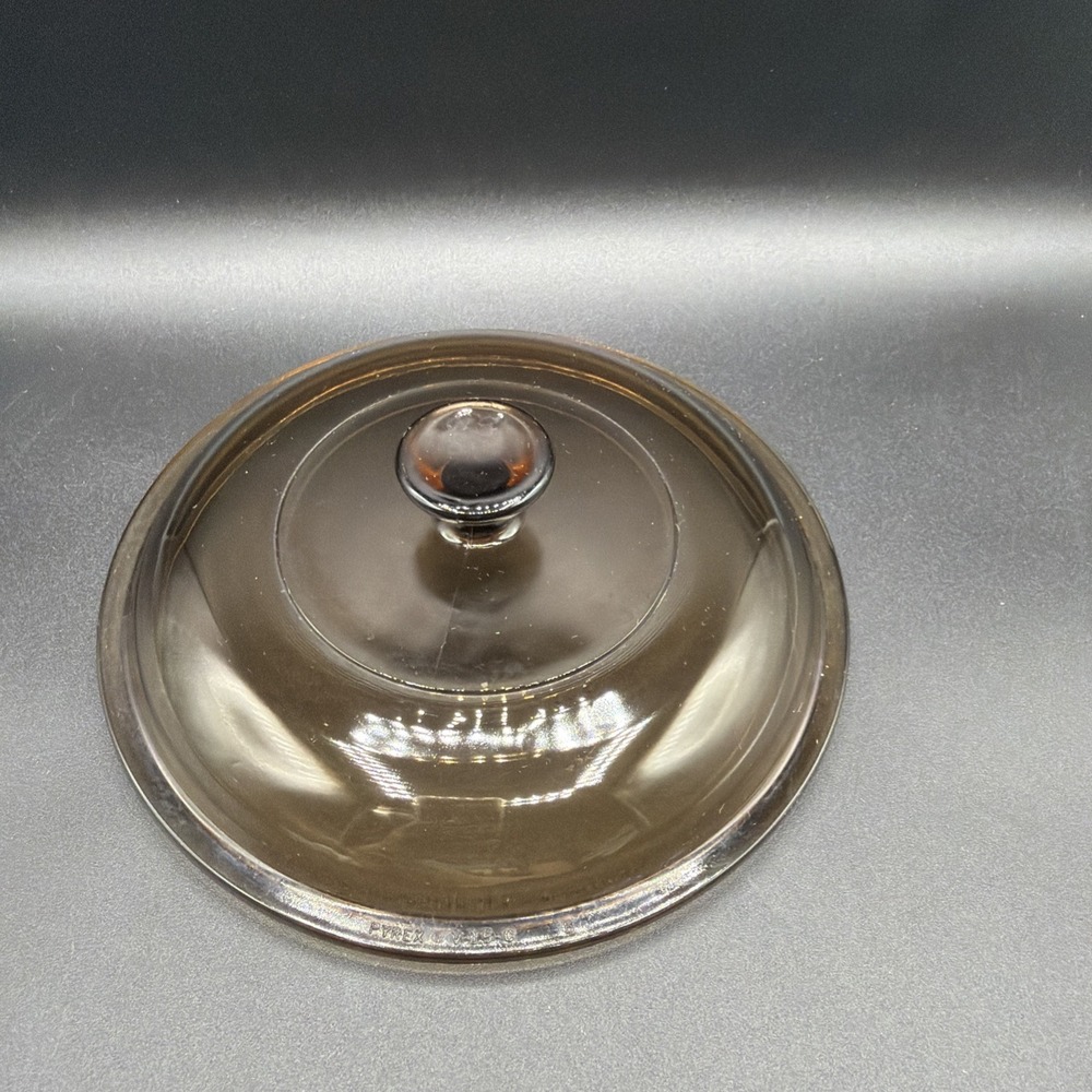Visions CorningWare Amber Pyrex Brown Glass Lid (V-1.5C) Replacement